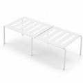 Expandable Cabinet Shelf Organizer, Freestanding Kitchen Cupboard Shelf Rack for Pantry and Countertop, Adjustable 36-69cm, No Assembly, White or Grey