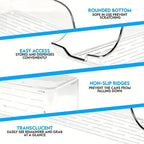 Soda Can Dispenser for Fridge, Auto Rolling Drink Can Organizer for Refrigerator and Pantry, Self Feeding Beverage Holder Rack, Clear Plastic
