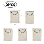 Plastic Bag Holder, Wall Mounted Grocery Bag Dispenser and Storage Organizer for Kitchen, Self Adhesive No Drill, 22 x 30cm, 1, 2 or 5 Pack