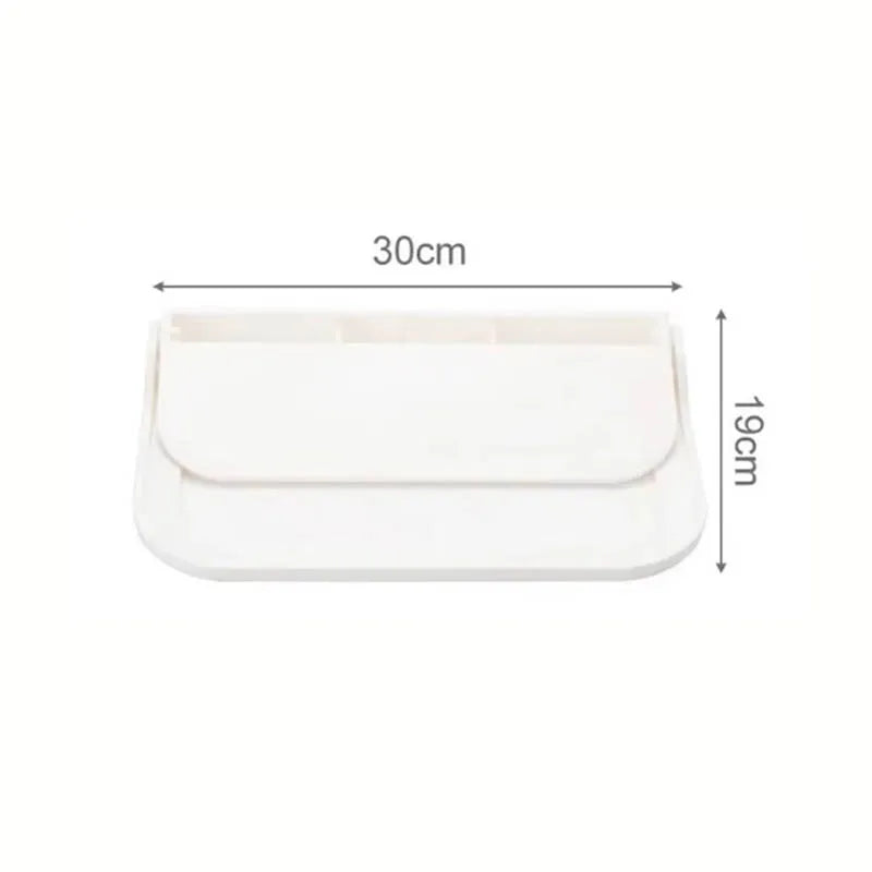 Foldable Wall Shelf, No Drill Wall Mounted Shelf for Router, Phone and Small Items, Space Saving Floating Shelf for Bedroom, Bathroom and Hallway, Small or Large