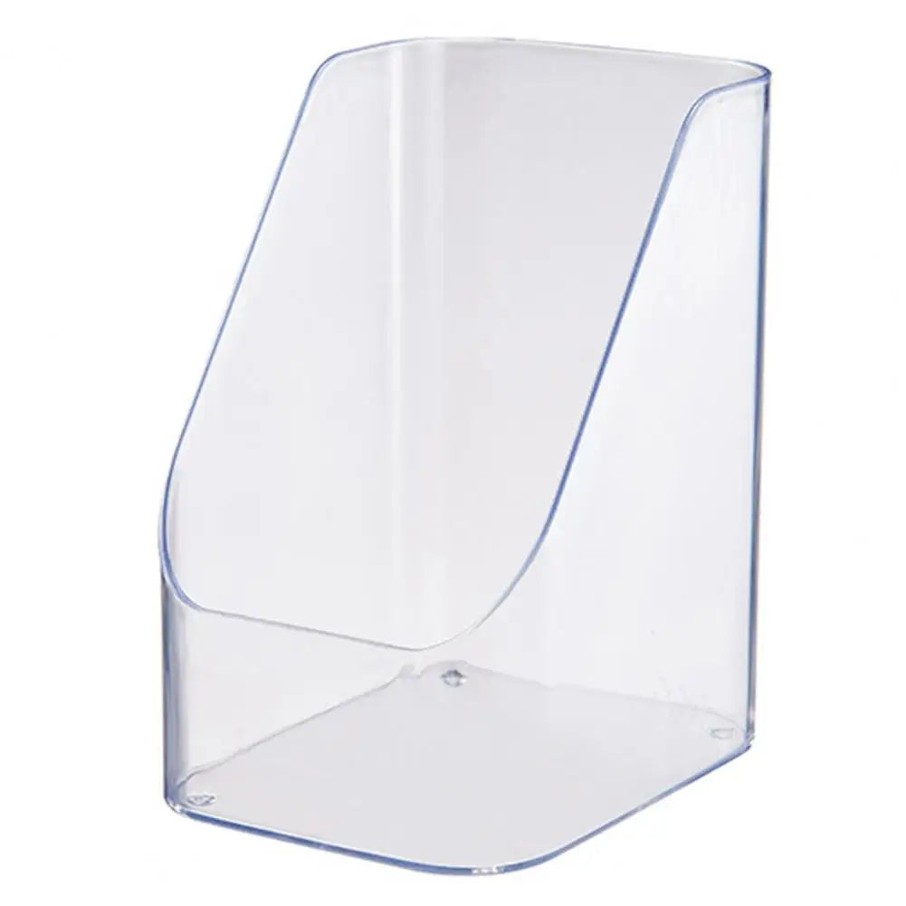 Refrigerator Organizer Bin, Open Top Fridge Storage Box for Kitchen, Pantry and Cupboard Shelves, Food and Drink Organizer, Clear or White Plastic