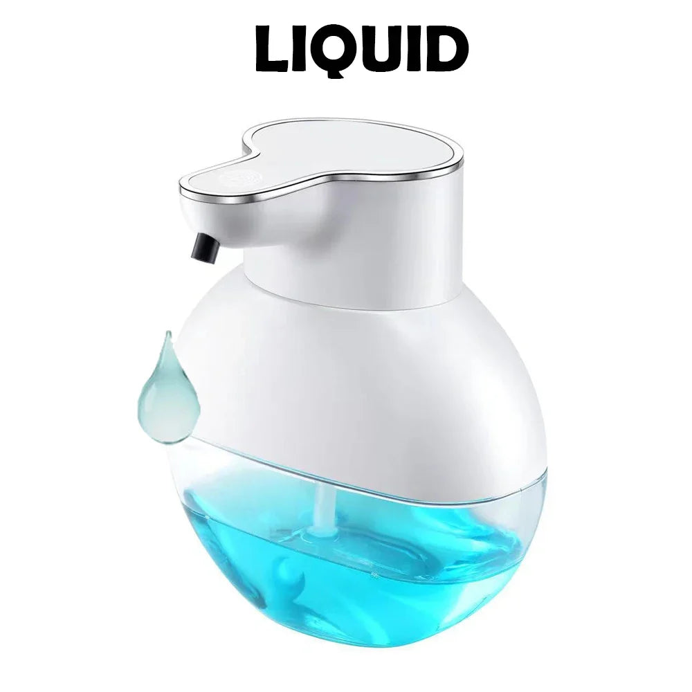 Automatic Soap Dispenser, Touchless Motion Sensor Hand Soap Dispenser for Bathroom and Kitchen, USB Rechargeable, 400ml, IPX5 Water Resistant, Foam or Gel