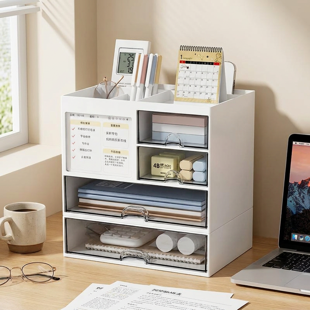 Desktop Combination Drawer Storage Box Desk Organizer Reasonable Partition Office Accessories Pen Holder Organizers Stationery