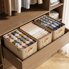Wardrobe Organizer Box for Storage in The Closet Underwear Drawers Storage Bedroom Cabinet Socks Bra Storage Pants Organizer