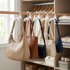 5PCS/Set Bag Purse Hanger Closet Purse Hooks for Closet Simple Practical Home Storage Coat Hooks Arched Hanging Rack