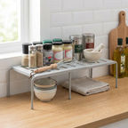 Expandable Shelves Kitchen Storage Rack Shelf Freestanding Spice Organizer Useful Things for Kitchen Household Acceesories Home