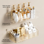 Bathroom Storage Rack Wall Mounted - benefit callouts