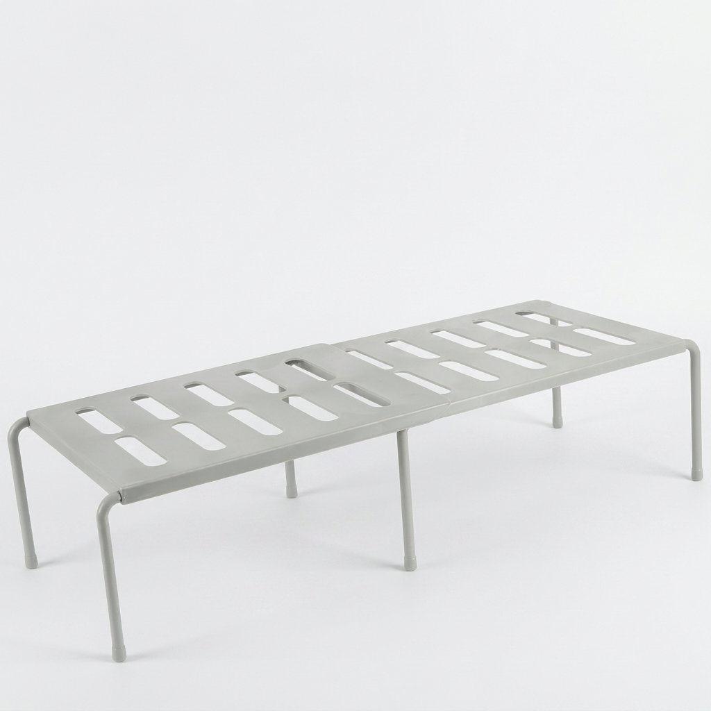 Expandable Kitchen Storage Rack - clean studio product photo