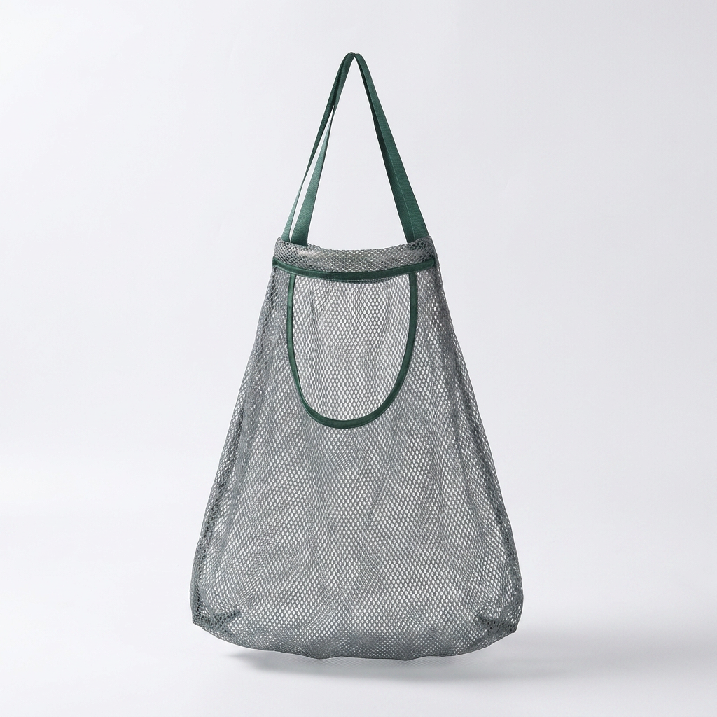 Reusable Storage Bags Kitchen Hanging Mesh Bag - clean studio product shot
