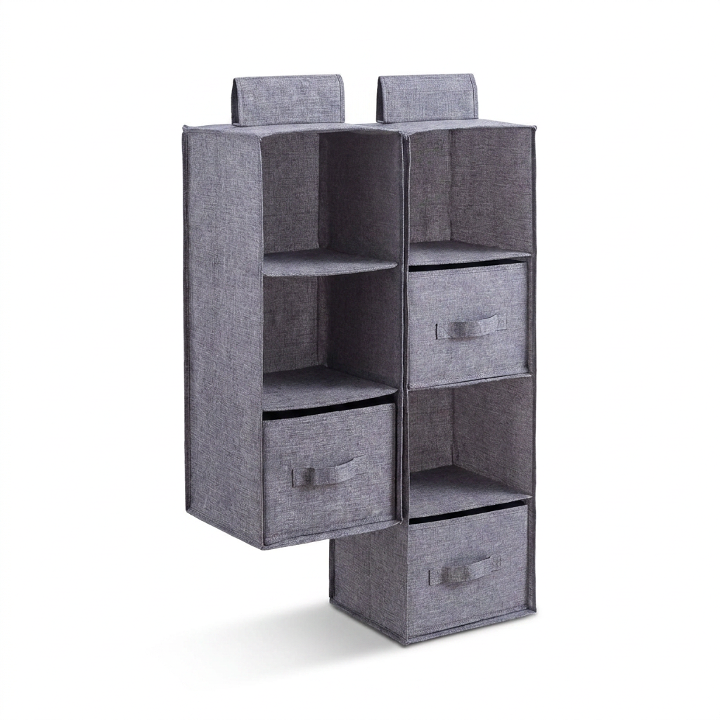 Portable Wardrobe Hanging Storage Bag - clean studio product photo