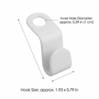 Clothes Hanger Hooks - dimensions infographic