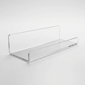Clear Acrylic Floating Shelf - clean studio product photo