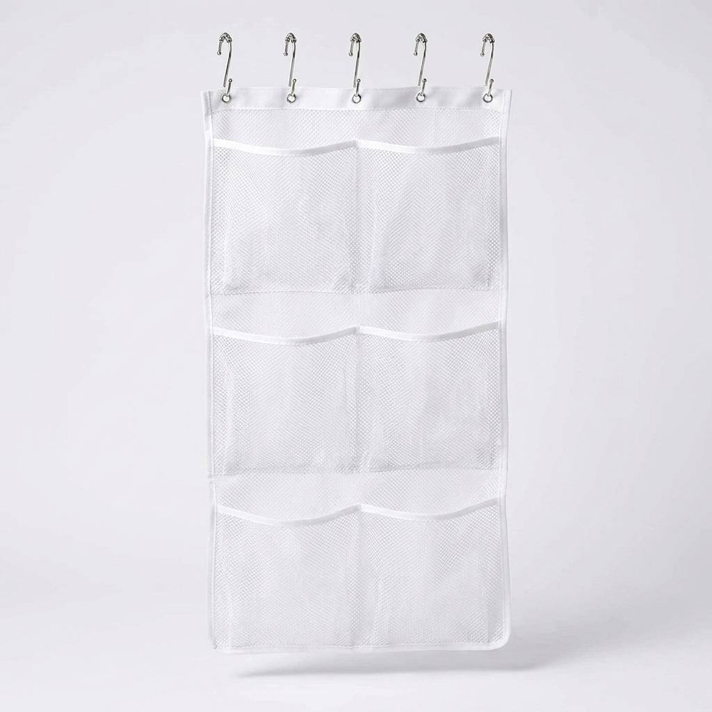 Hanging Mesh Shower Organizer - clean studio product image