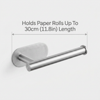 Adhesive Toilet Roll Paper Holder - dimensions infographic