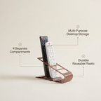 4 Compartment Remote Control Organizer - benefit callouts