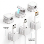 Magnetic Cable Clip - holds cords and charging cables under desk