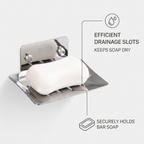 Soap Dish Tray Wall Mounted - what it holds infographic
