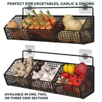 Wall-Mounted Kitchen Organizer - storage capacity infographic