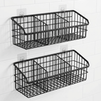 Wall-Mounted Kitchen Organizer - alternate angle showing grid compartments