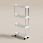 3/4 Tier Movable Gap Storage Rack - clean studio product shot