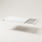 Adjustable Closet Organizer Shelf - clean studio product photo