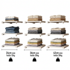 Adjustable Closet Organizer Shelf - weight capacity infographic