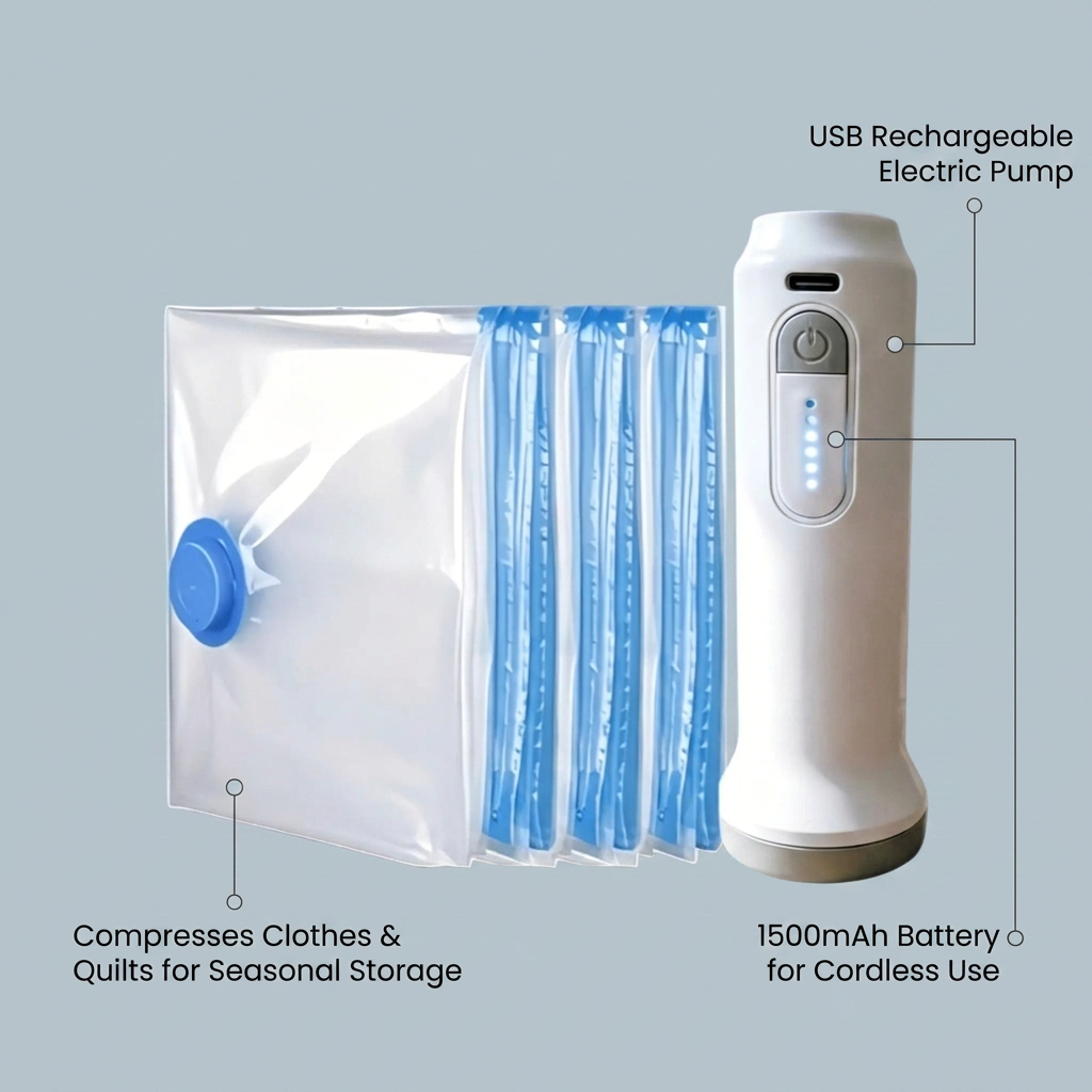 Vacuum Storage Bags 4pcs Set - benefit callouts