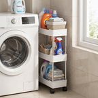 Slim Rolling Storage Cart 4 Tier - laundry room use