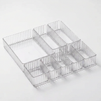 Transparent Modular Drawer Organizer Set - clean studio product photo
