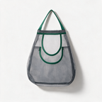 Hanging Mesh Produce Storage Bag, Large Double Bag - clean studio product shot