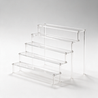 Acrylic Display Riser, Style C 5 Tier - clean studio product shot