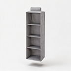 Hanging Closet Organizer, 4 Tier - clean studio product shot