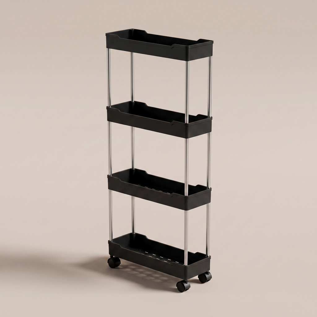 Black, 4 Tier Large - studio shot
