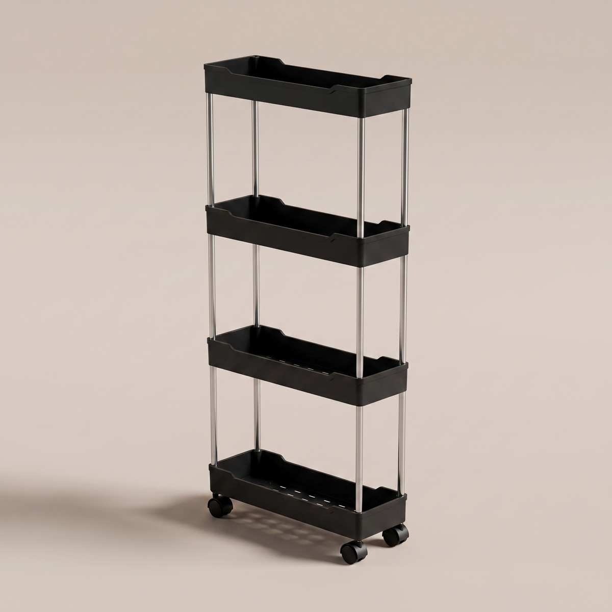 Black, 4 Tier Large - studio shot
