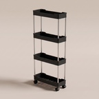 Black, 4 Tier Large - studio shot