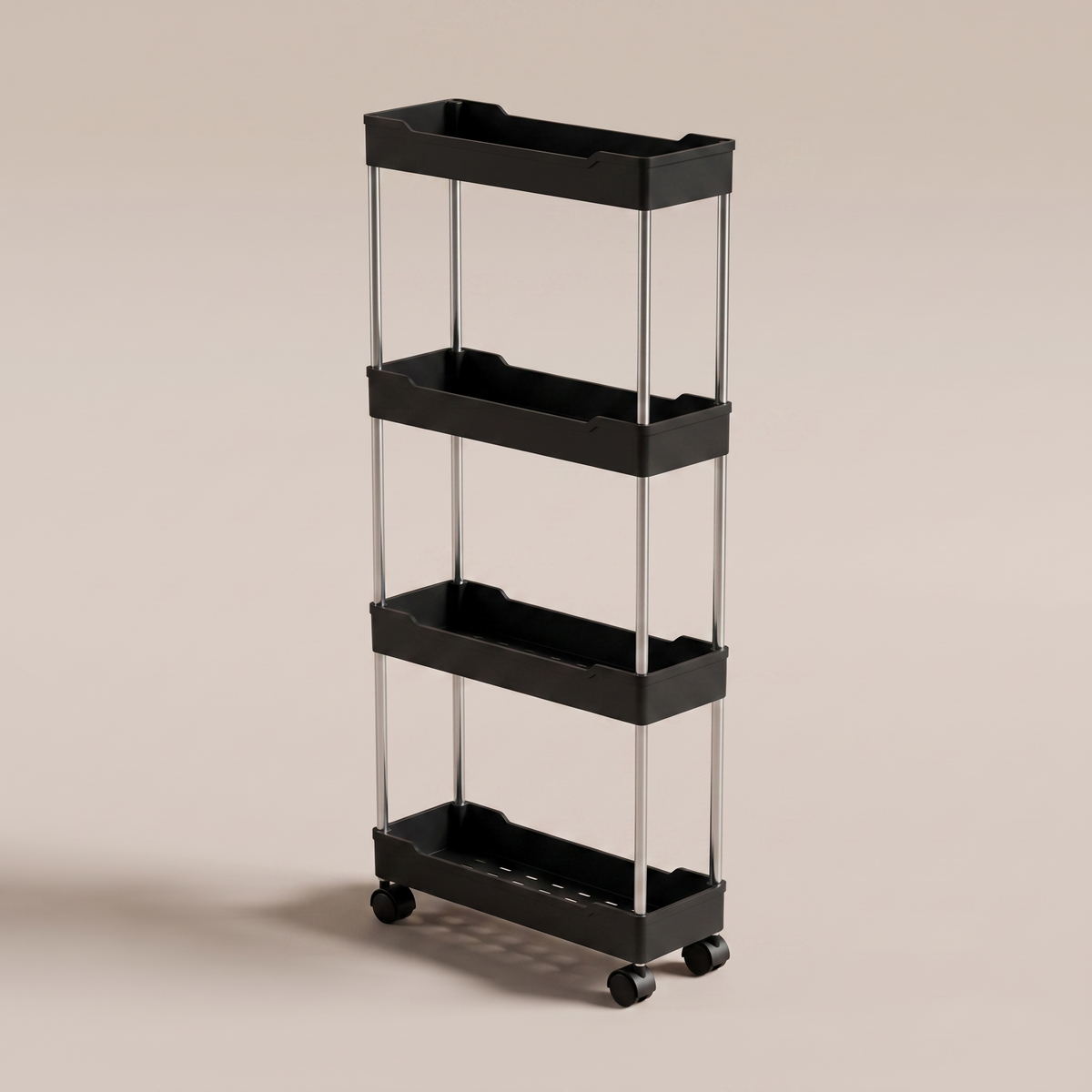 Black, 4 Tier Large - studio shot